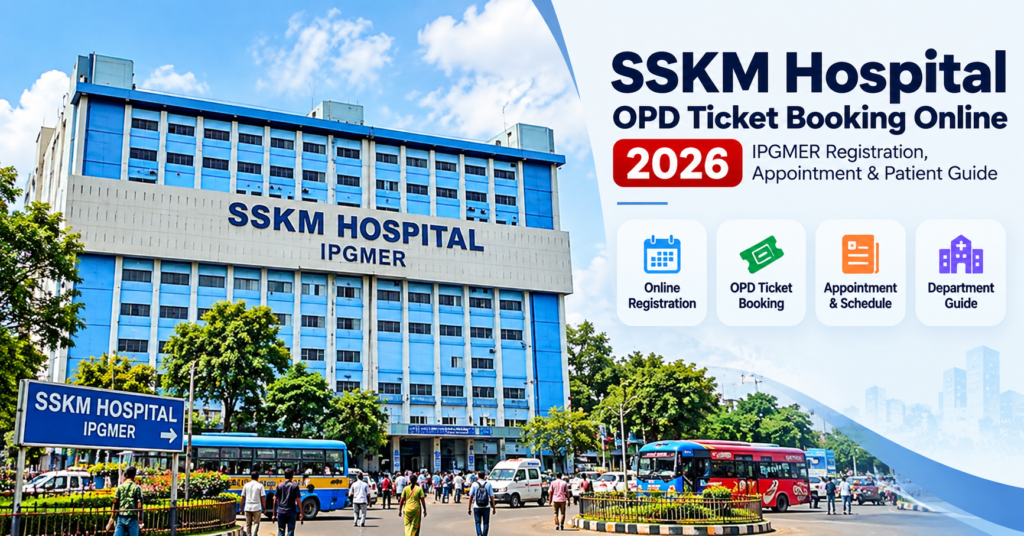 SSKM Hospital OPD Ticket Booking Online 2026: IPGMER Registration, Appointment & Patient Guide