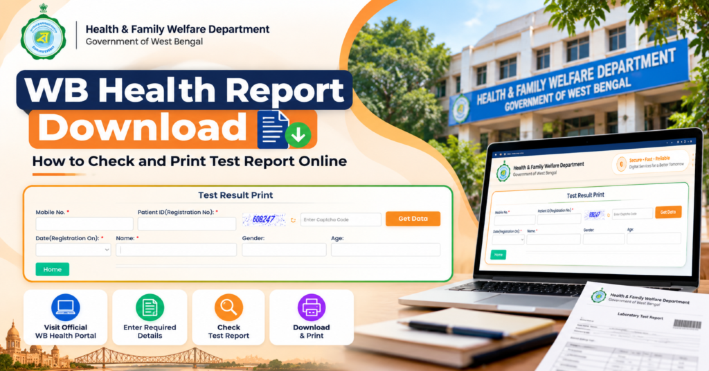 WB Health Report Download 2026: How to Check and Print Test Report ...